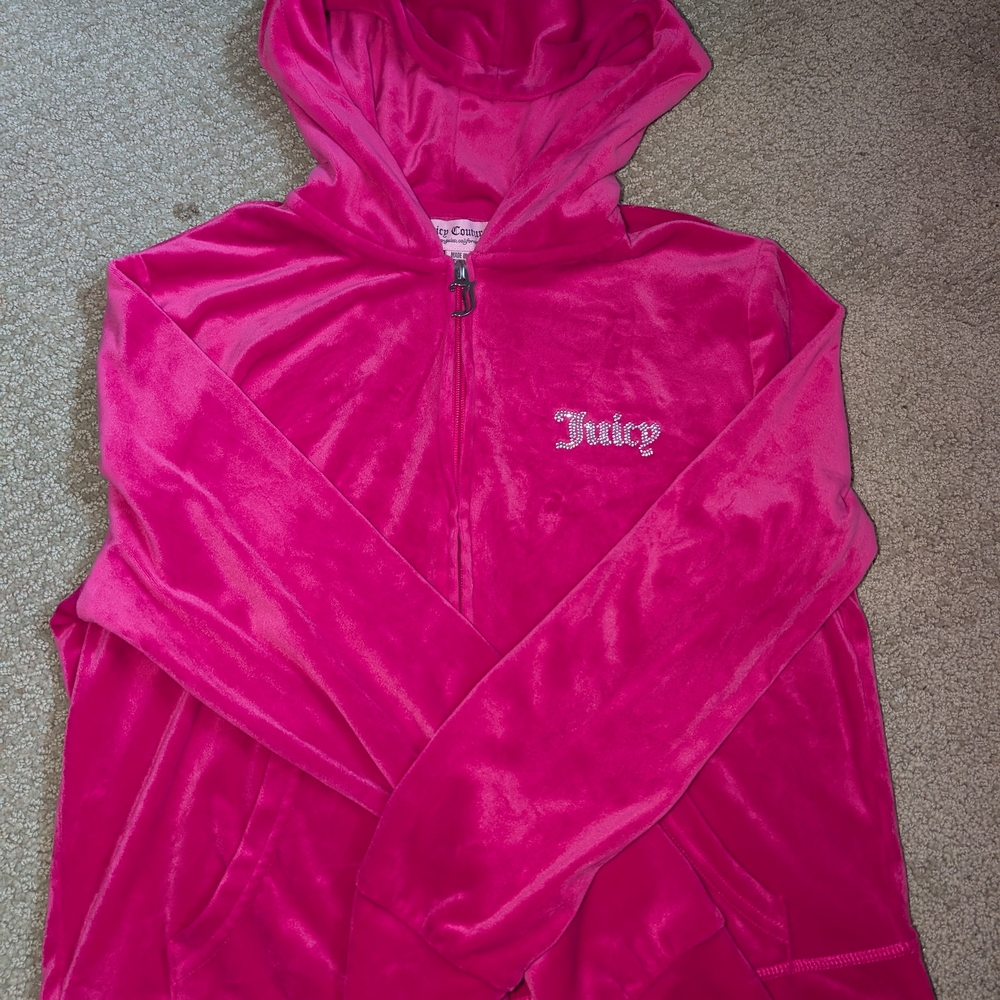 Juicy Couture Pink Velour Track Suit